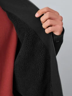 Next Hooded Borg Fleece Lined Shacket^ Sweatshirts & Hoodies|Sweatshirts & Hoodies