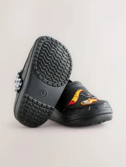 Next Black Hot Wheels Slipper Clogs^BOY Nightwear