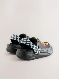 Next Black Hot Wheels Slipper Clogs^BOY Nightwear