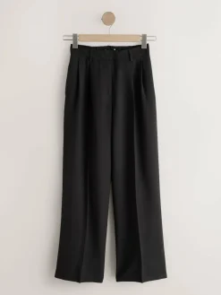 Online Next Black Hourglass Wide Leg Tailored Trousers