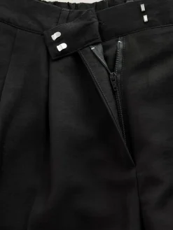 Online Next Black Hourglass Wide Leg Tailored Trousers