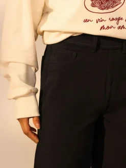 Next Jersey Denim Wide Leg Trousers^Women Jeans|Jeans