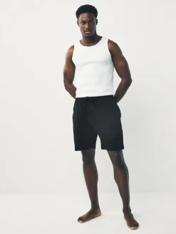 Next Jersey Pyjamas Shorts 3 Pack Black