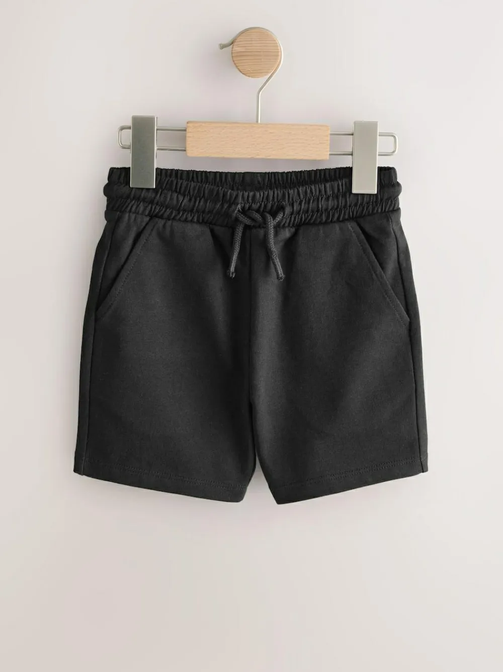 Sale Next Black Jersey Shorts (3mths-7yrs)