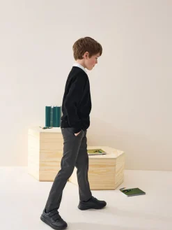 Next Knitted Crew Neck School Jumper (3-16yrs)^BOY Knitwear & Sweaters|Knitwear