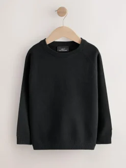 Next Knitted Crew Neck School Jumper (3-16yrs)^BOY Knitwear & Sweaters|Knitwear