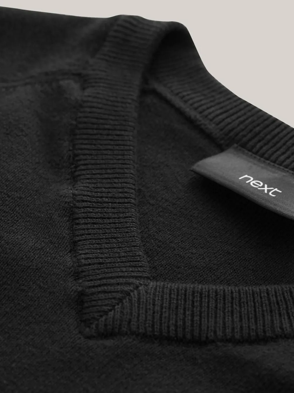 Next Black. Knitted V-Neck School Jumper (3-16yrs)^BOY Knitwear & Sweaters|Knitwear