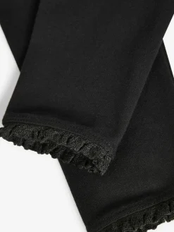 Next Black Lace Trim Leggings (3mths-7yrs)^ Pants & Leggings|Pants & Leggings