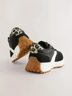 Sale Next Black Lace-Up Chunky Trainers