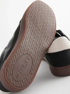 Next Black Lace-Up Trainers^Women Wide Fit & Extra Wide Fit|Sneakers