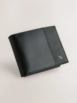 Online Next Leather Bifold Wallet Black