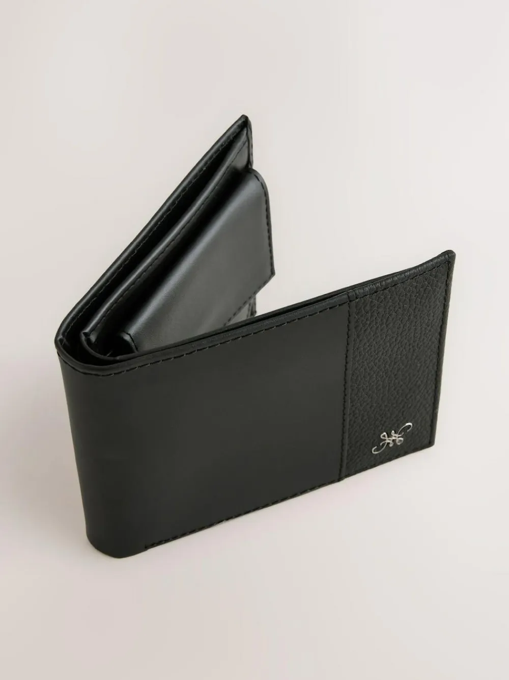 Online Next Leather Bifold Wallet Black