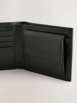 Online Next Leather Bifold Wallet Black