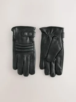 Best Next Black Leather Biker Gloves