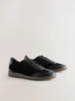 Discount Next Black Leather Brogue Lace Up Trainers
