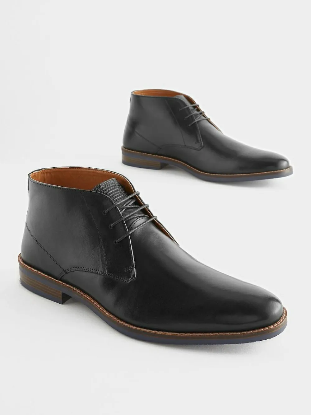 Next Black Leather Chukka Boots^ Boots|Boots