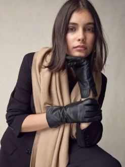 Next Black Leather Gloves^Women Hats, Gloves & Scarves|Hats, Gloves & Scarves