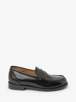 Next Black Leather Loafers^BOY School Shoes|Boys Shoes