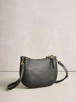 Clearance Next Leather Scoop Cross-Body Bag Black