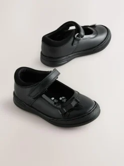 Next Standard Fit (F) Bow Mary Jane School Shoes^ Shoes