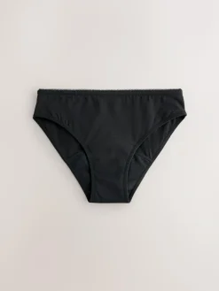 Discount Next Period Bikini Briefs 2 Pack (7-16yrs) Black Light