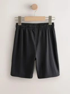 Hot Next Black Light Weight Sports Shorts 3 Pack (3-16yrs)