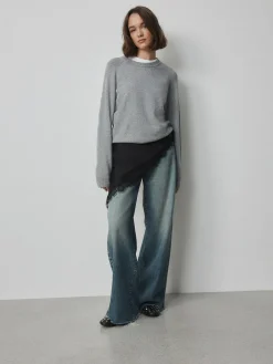 Clearance Next Lightweight Lace Trim Triangle Scarf Black