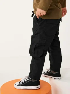 Discount Next Lined Cargo Trousers (3mths-7yrs) Black
