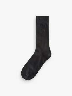 Discount Next Black Logo 15 Pack Embroidered Lasting Fresh Socks