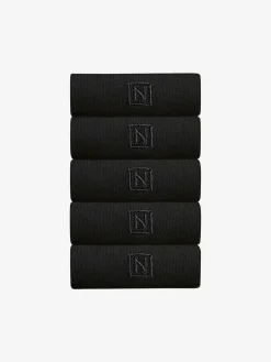 Clearance Next 5 Pack Embroidered Lasting Fresh Socks Black Logo