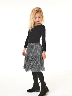 Next Black Long Sleeve Ribbed Top (3-16yrs)^ Nightwear|Tops