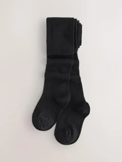 Next Longer Length Cotton Rich School Tights 3 Pack^ Tights|Socks & Tights