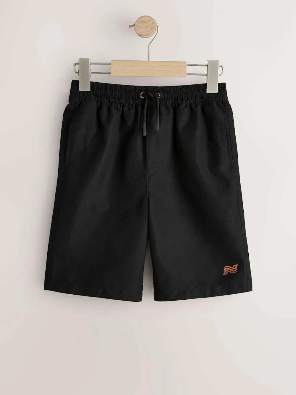 Outlet Next Longer Length Swim Shorts (1.5-16yrs) Black