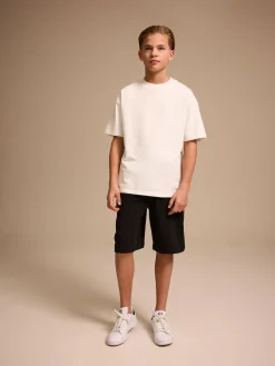 Online Next Loose Fit Basic Shorts (3-16yrs) Black