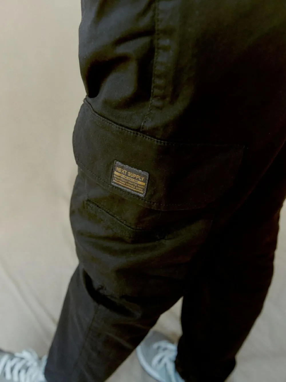 Discount Next Black Loose Fit Cargo Trousers (3-16yrs)