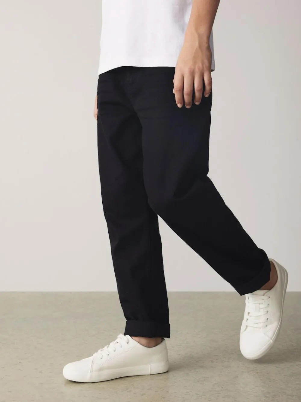 Outlet Next Black Loose Fit Stretch Jeans (3-17yrs)