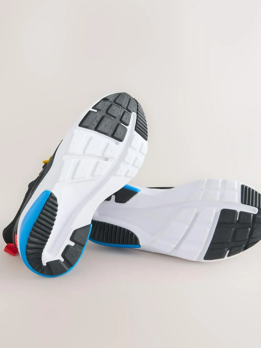 Best Next Black Mario Elastic Lace Trainers