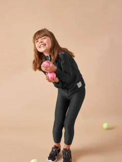 Discount Next Sports Zip Through Jacket (3-16yrs) Black Marl