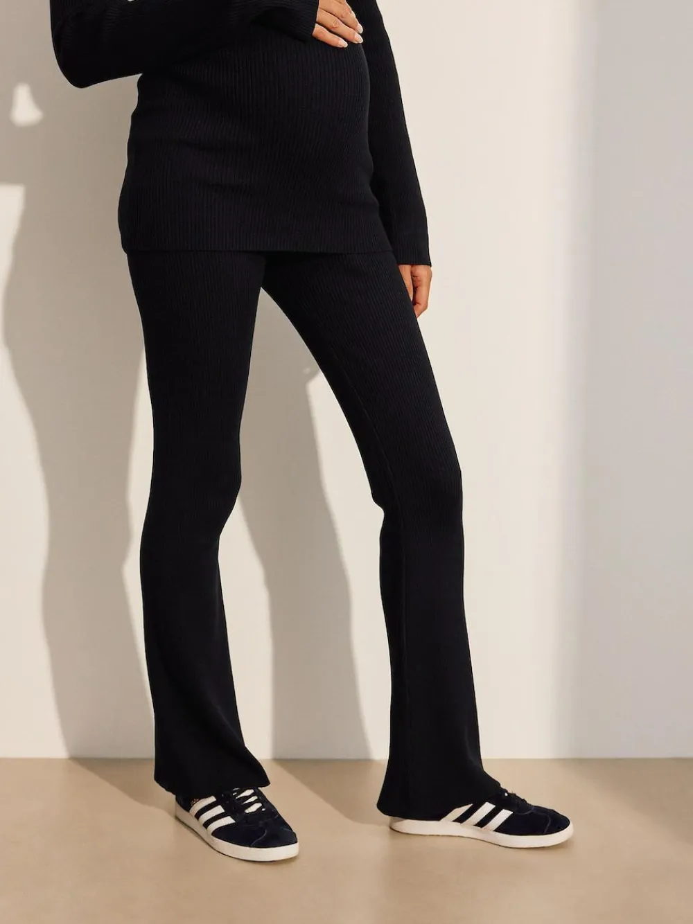 Clearance Next Black Maternity Knitted Trousers