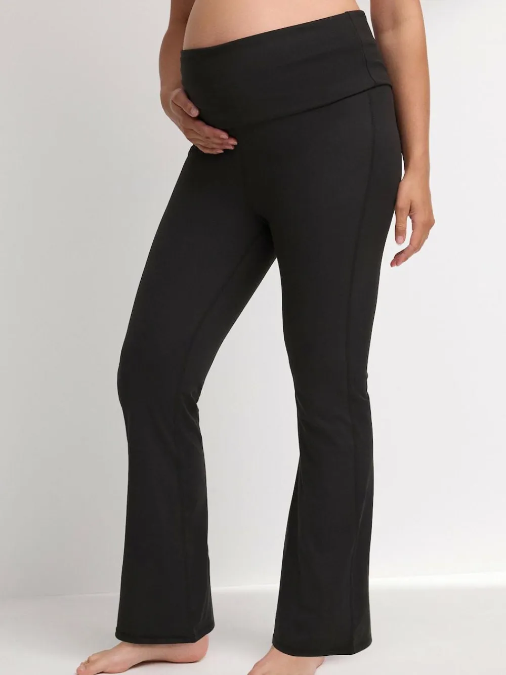 Hot Next Black Maternity Yoga Flare Leggings