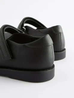 Sale Next Black Matt School Mary Jane Crepe Sole Shoes