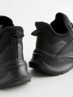 Discount Next Black Mesh Elastic Lace Trainers