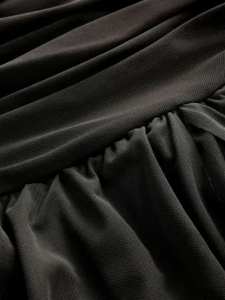 Discount Next Black Mesh Multiway Wedding Guest Bridesmaid Maxi Dress