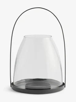 Next Black Metal Curved Handle Lantern Medium^ Candle Holders & Lanterns