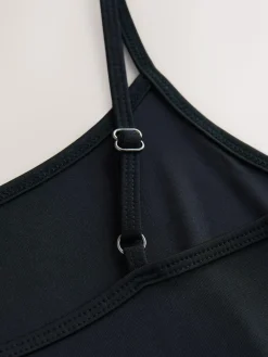 Online Next Microfibre Comfort Strappy Vest Black