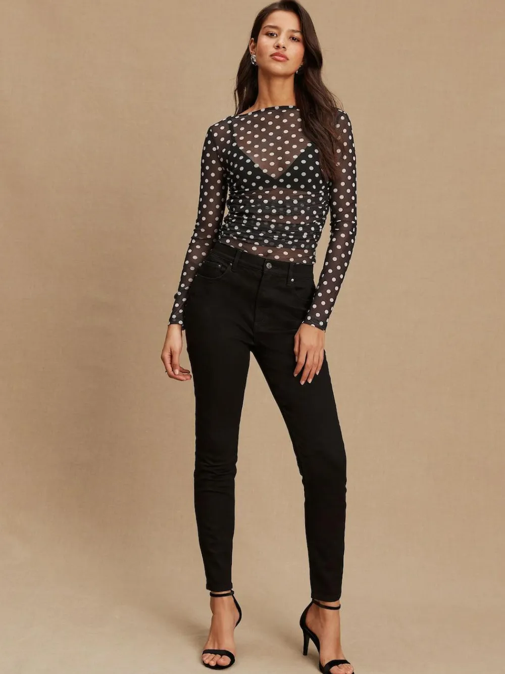 Sale Next Mid Rise Stretch Skinny Jeans Black