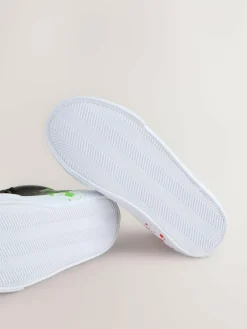 Clearance Next Black Minecraft Touch Fastening Elastic Lace Hi Top Trainers