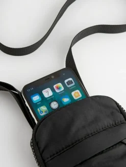 Next Black Mobile Phone Bag