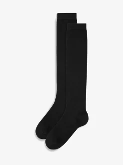 Online Next Modal Blend Knee High Socks 2 Pack Black