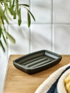 Online Next Black Moderna Soft Touch Soap Dish